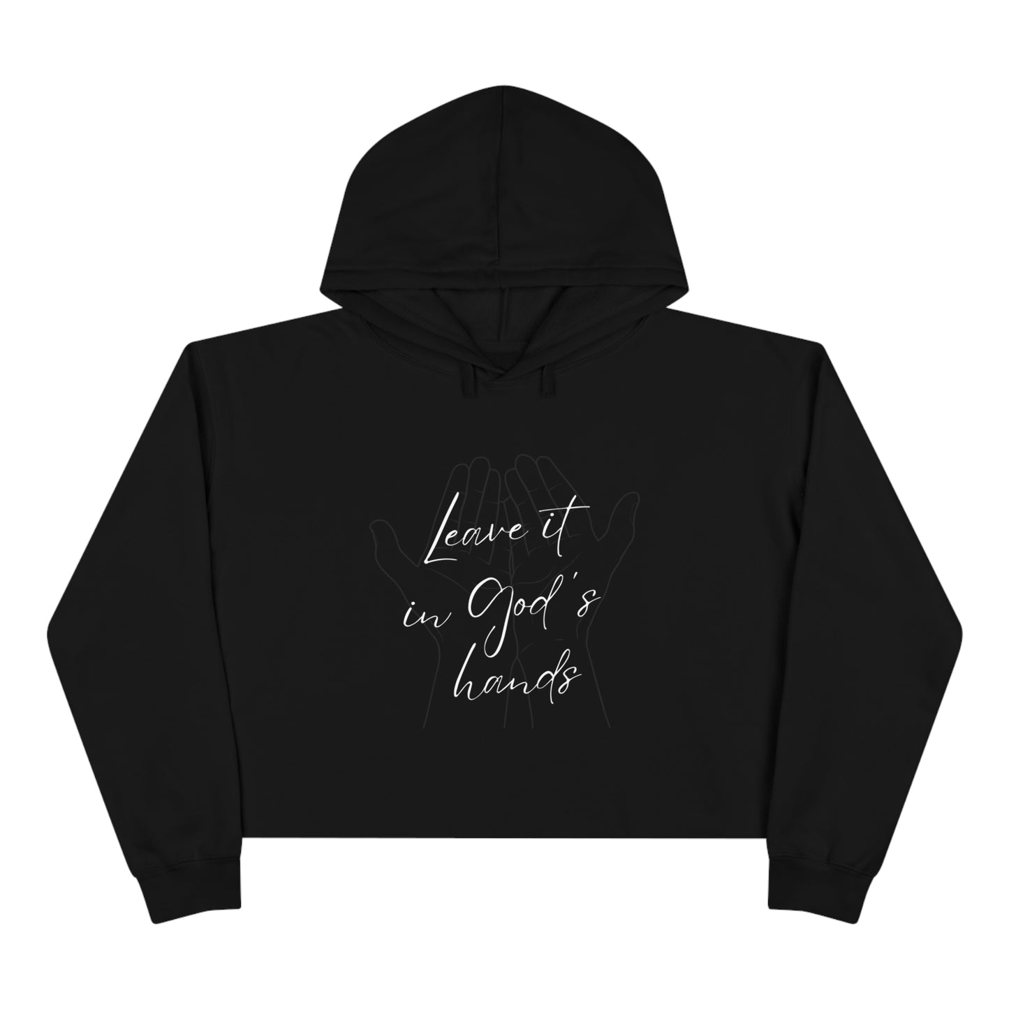 Leave it in God's hands - Black Hoodie