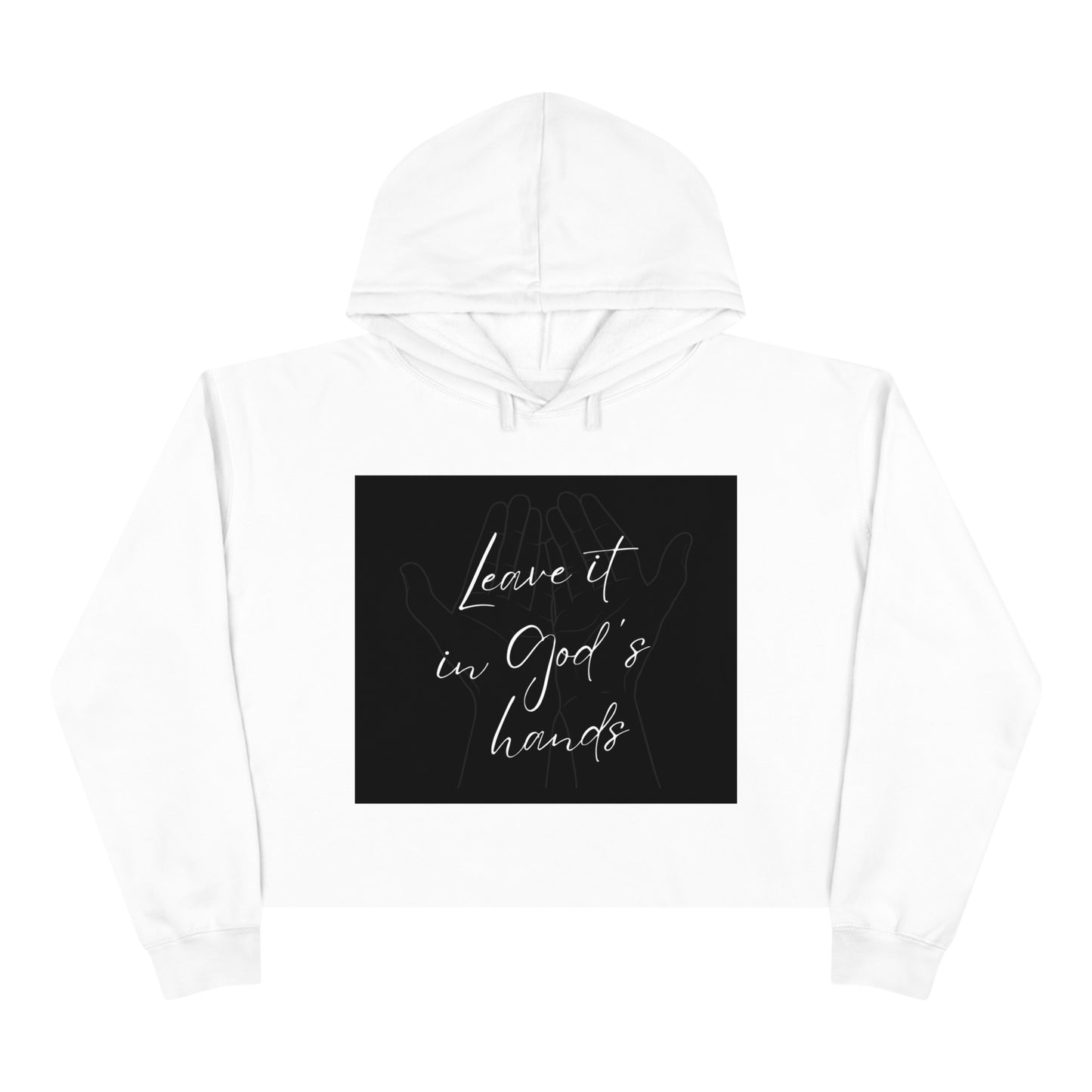 Leave it in God's hands - Black Hoodie