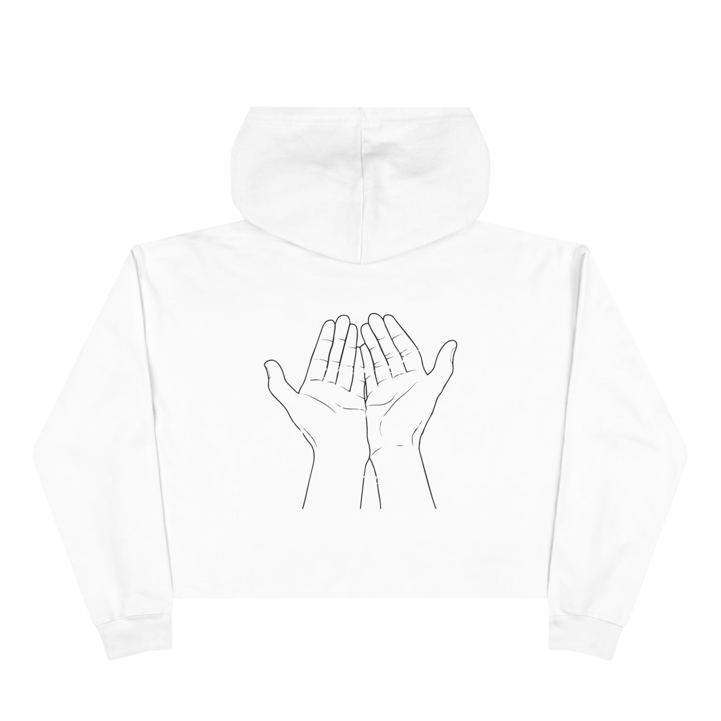 Leave it in God's hands - White Hoodie